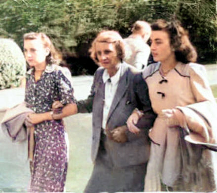 1947 Photograph Colourised